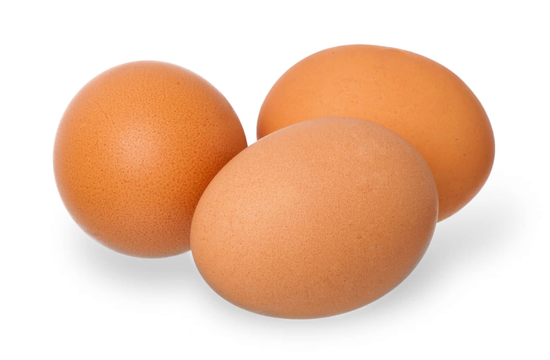 Treshuevos Ovalados De Color Marrón. Fondo de pantalla