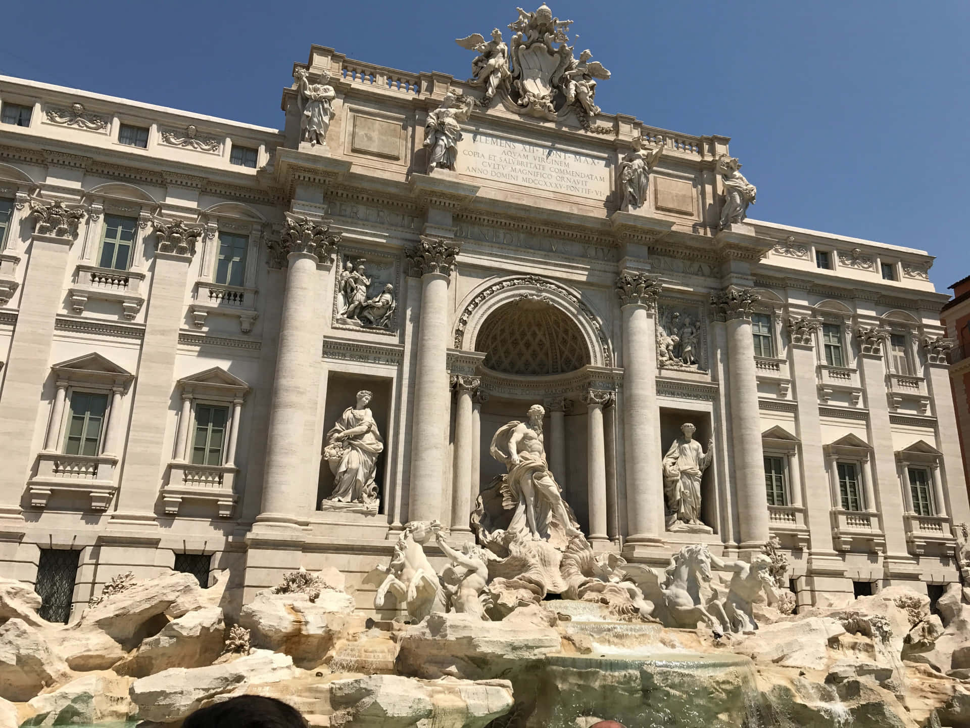 Trevi Fountain In The City Of Romance Picture