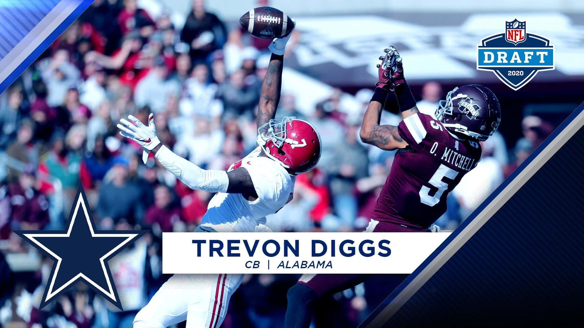 Download Trevon Diggs - Dallas Cowboys cornerback Wallpaper