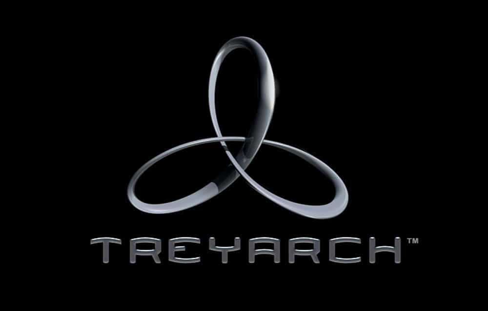 Treyarch's Signature Logo on Gray Background Wallpaper