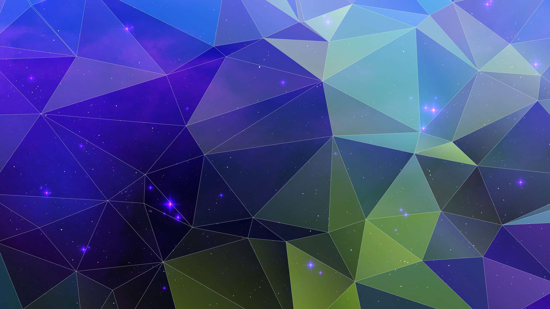 Geometric shapes come alive in this triangle background