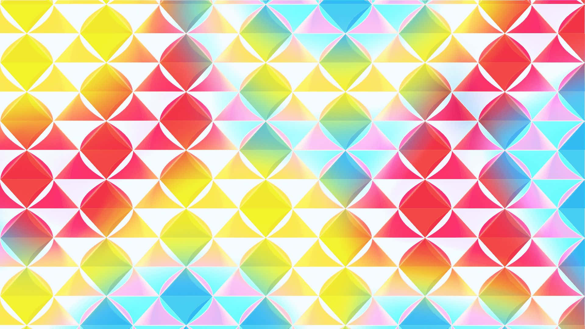 An abstract blue and pink triangle background