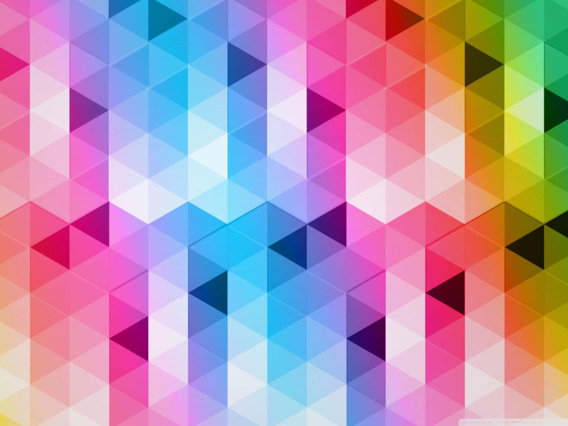 Colorful Triangles Wallpapers