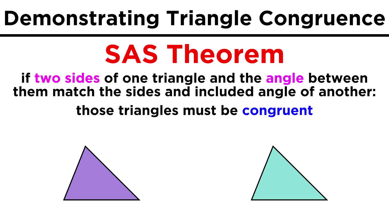 Teoremade Triángulos Congruentes Por El Postulado Asa Fondo de pantalla