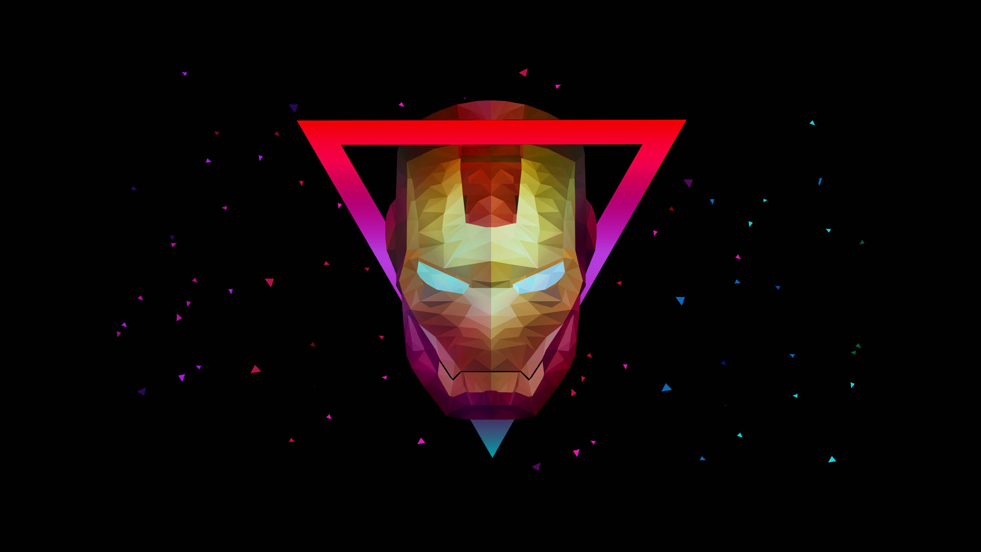 Triangle Iron Man Full Hd Wallpaper