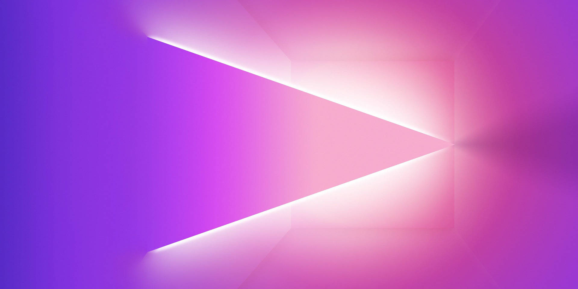 Triangle Light In Neon Pink Gradient Background Wallpaper