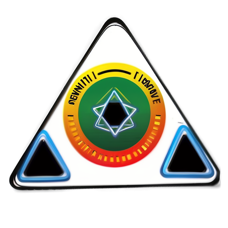 Triangle Outline Drawing Png 39 PNG