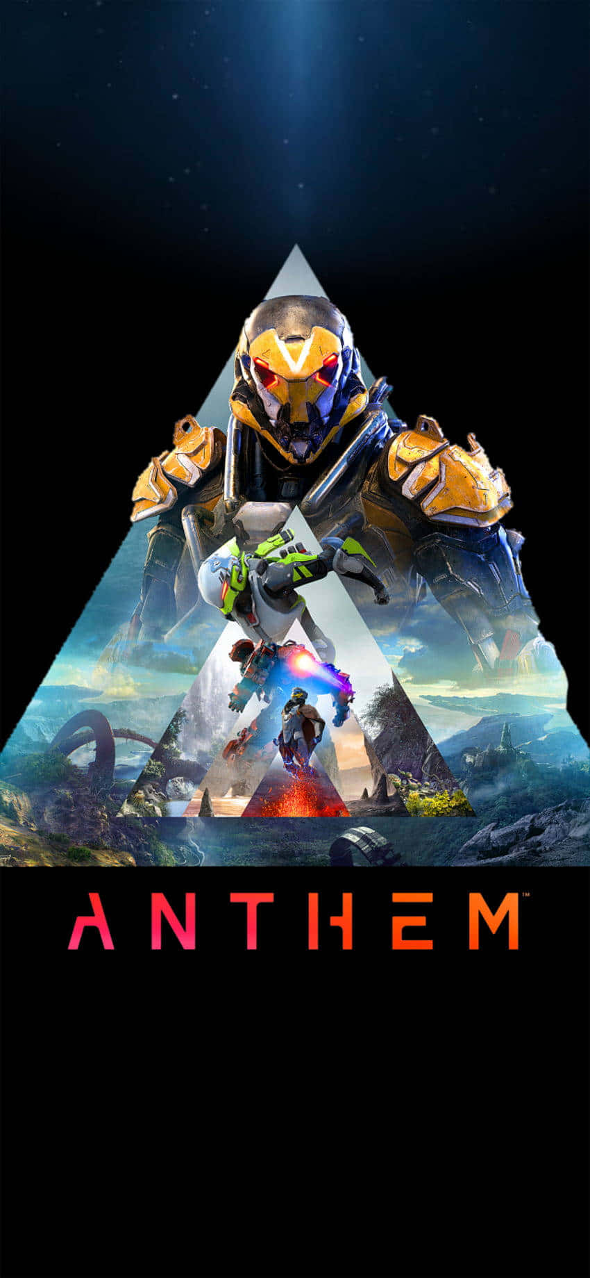 Triangular Concept Poster Pixel 3 Anthem Background