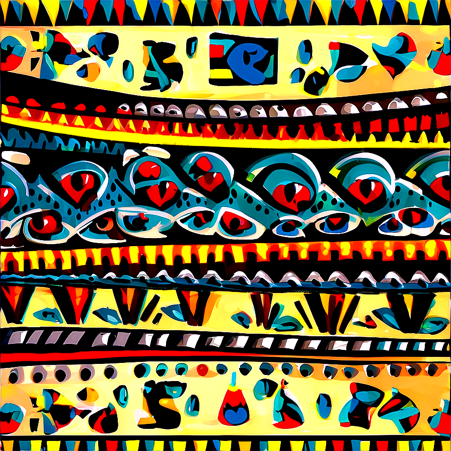 Tribal Art Patterns Png Ggj PNG