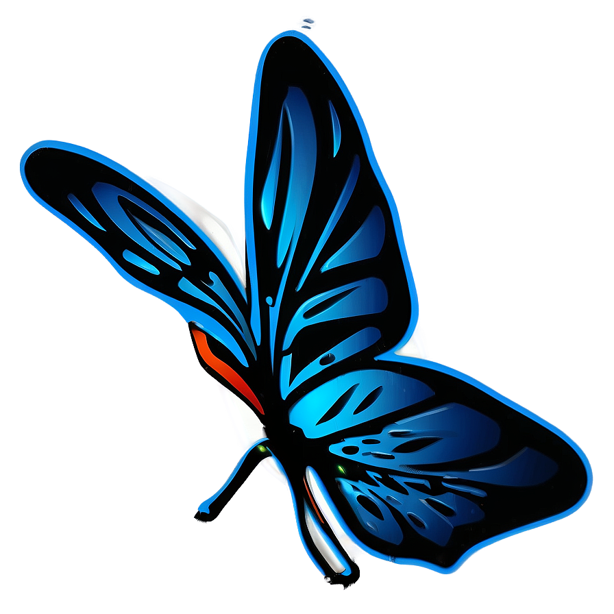 Tribal Butterfly Tattoo Png 04292024 PNG