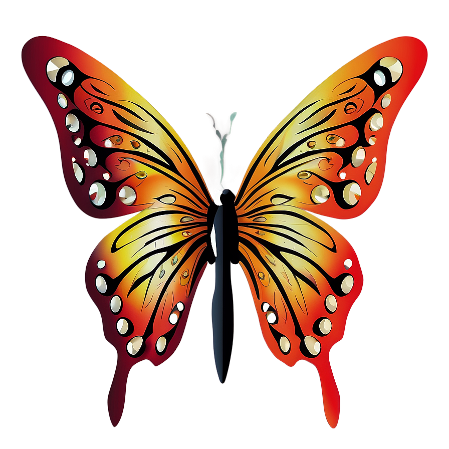 Tribal Butterfly Tattoo Png 49 PNG