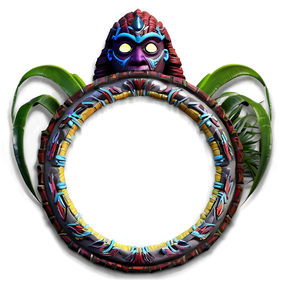 Tribal Circle Frame Png Vdc20 PNG