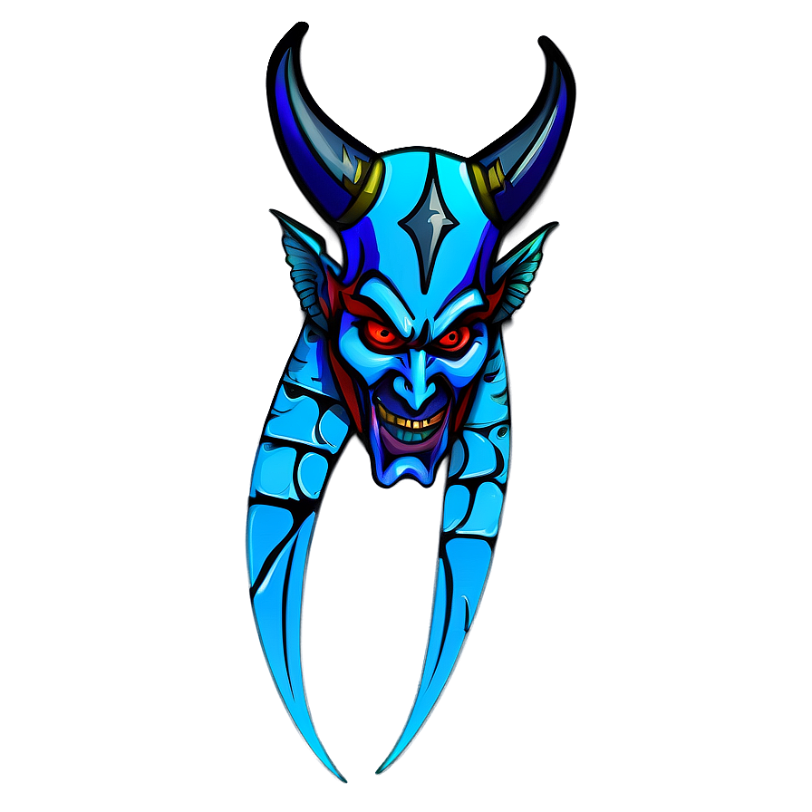 Tribal Devil Tattoo Png 05232024 PNG