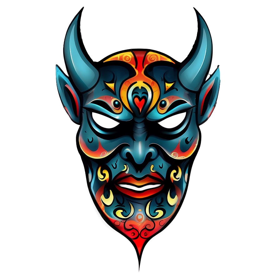 Tribal Devil Tattoo Png 46 PNG