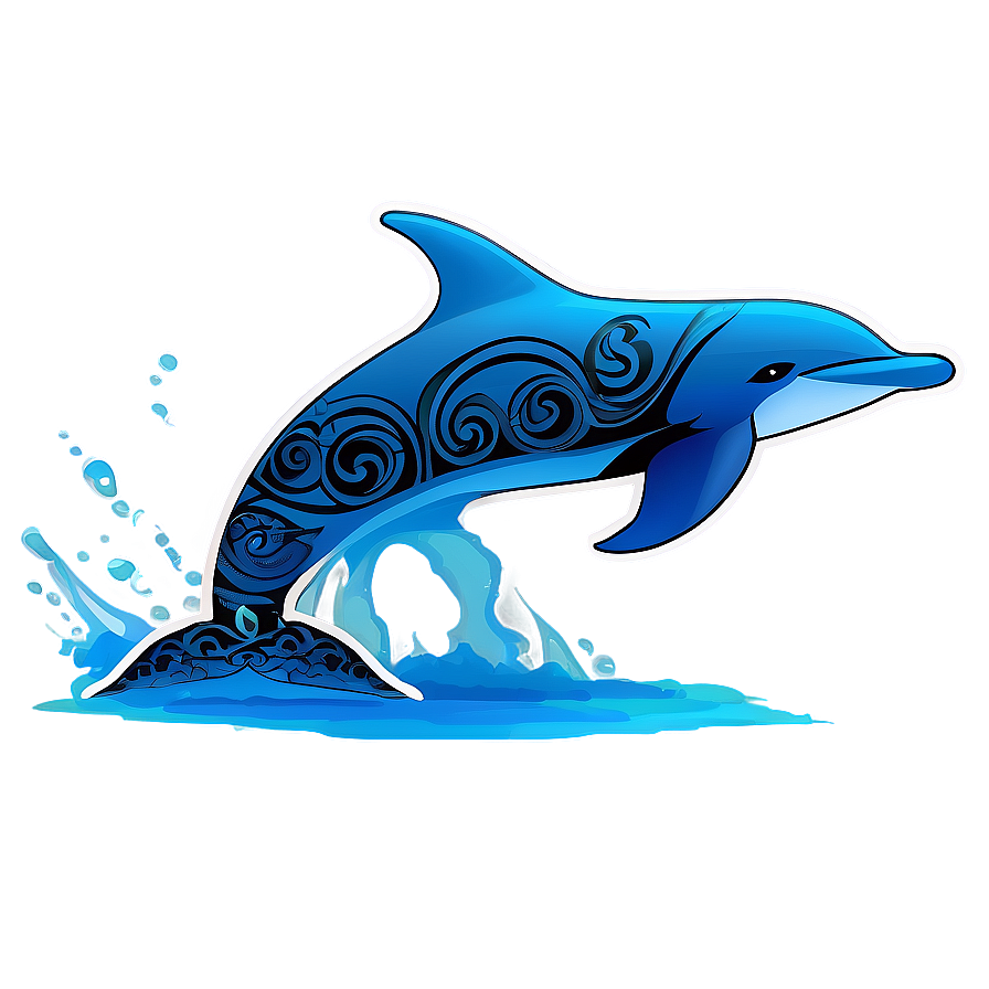 Tribal Dolphins Png Rct PNG