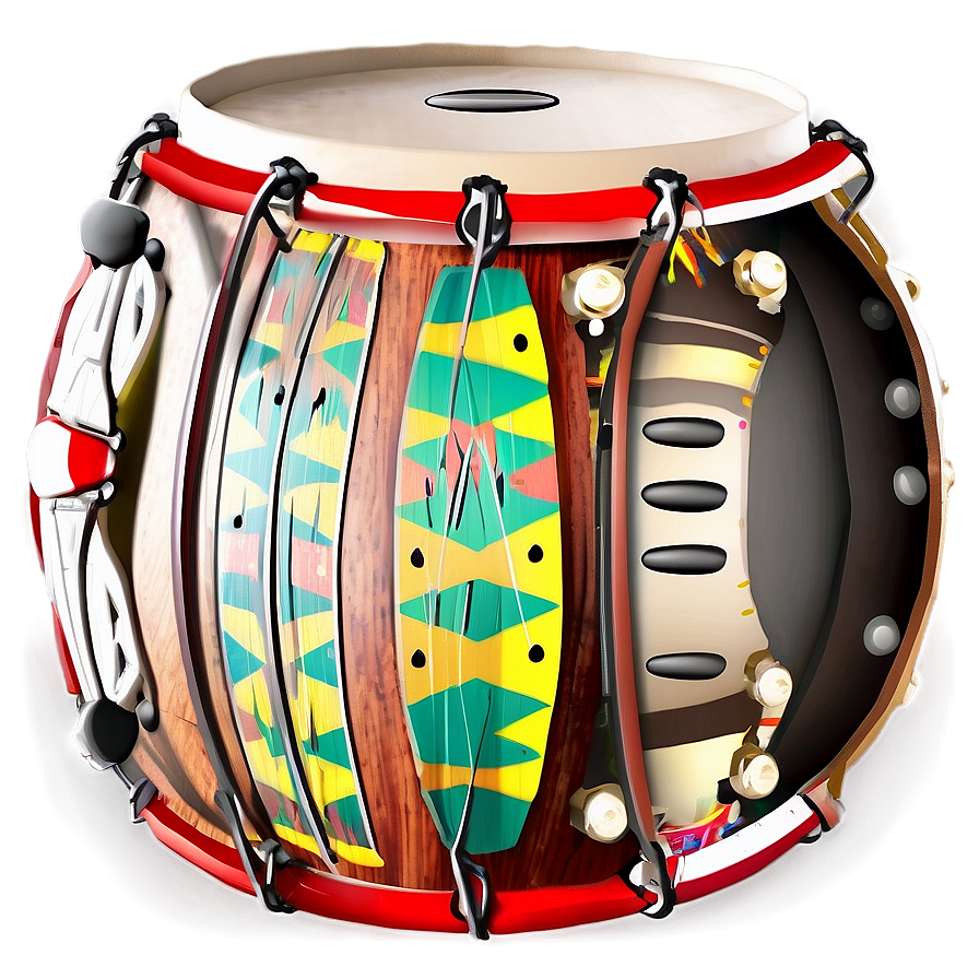 Tribal Drum Pattern Png Gsk PNG