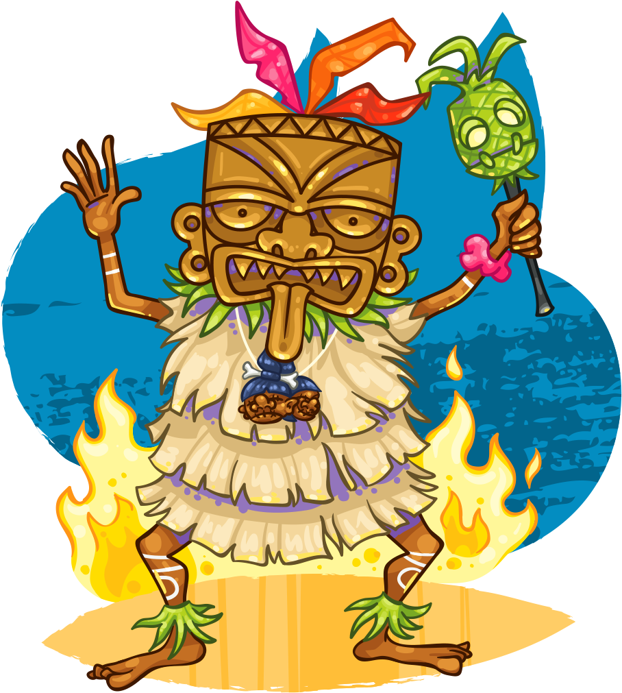 Tribal_ Fire_ Dance_ Animation PNG