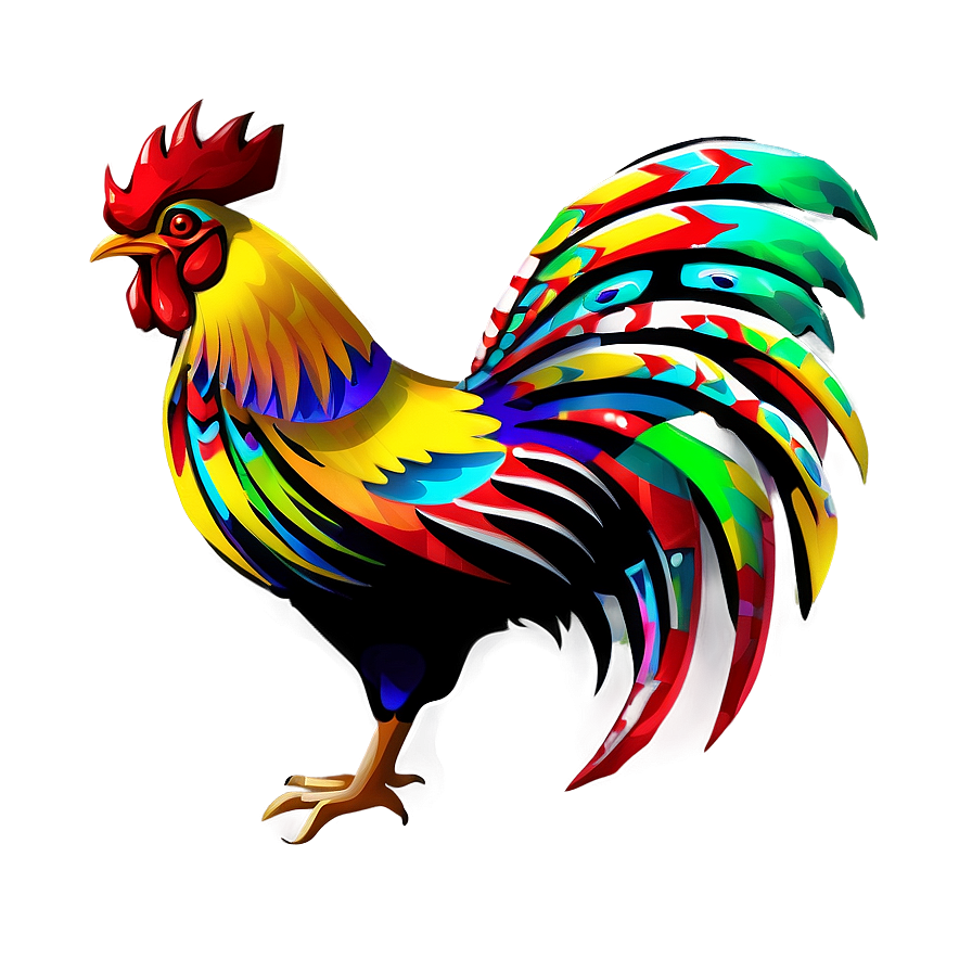 Tribal Rooster Symbol Png 05242024 PNG