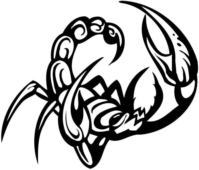 Tribal Scorpion Artwork PNG