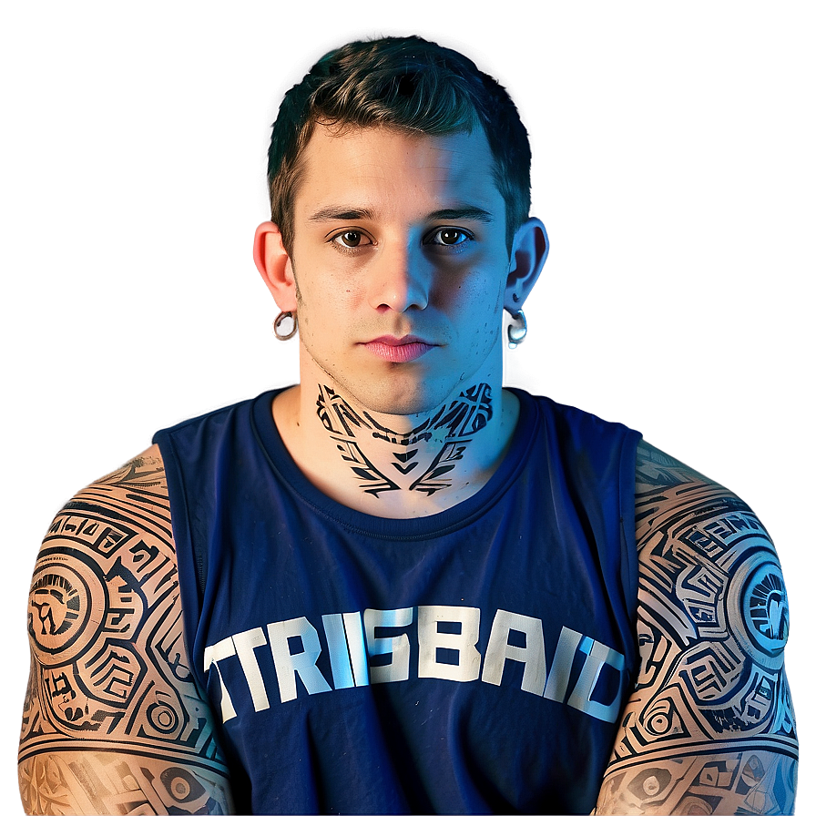 Download Tribal Sleeve Tattoo Png 06262024 | Wallpapers.com