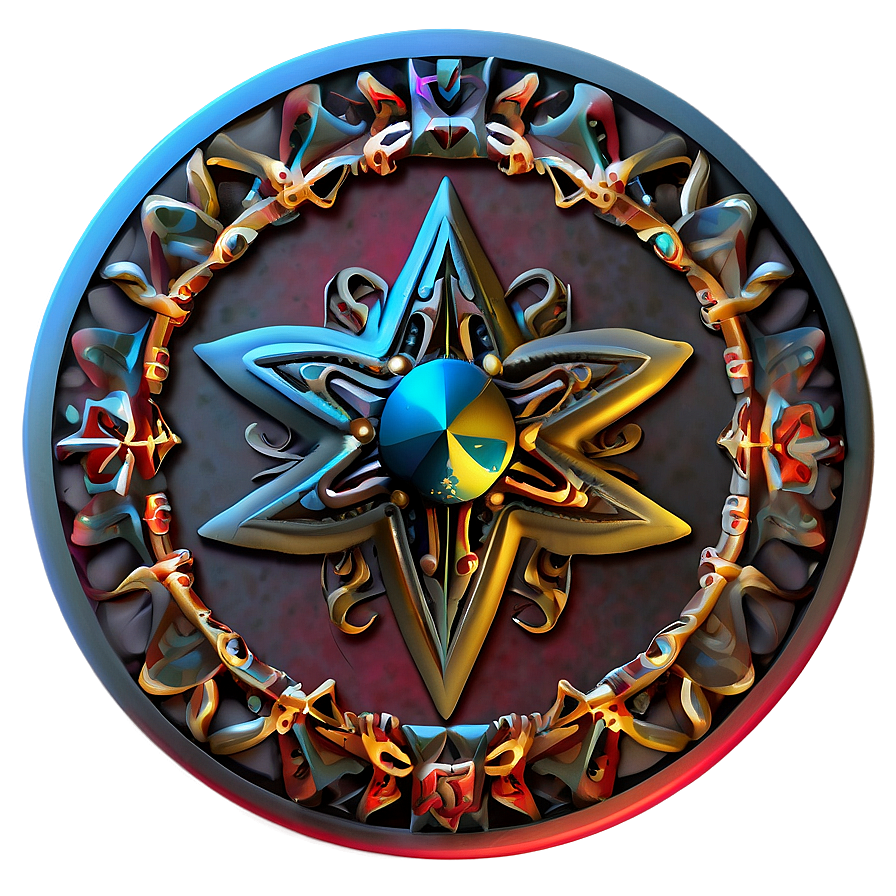 Tribal Star Icon Png 15 PNG