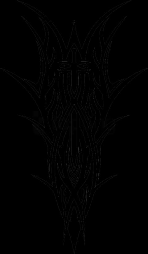 Tribal Tattoo Design Symmetry PNG