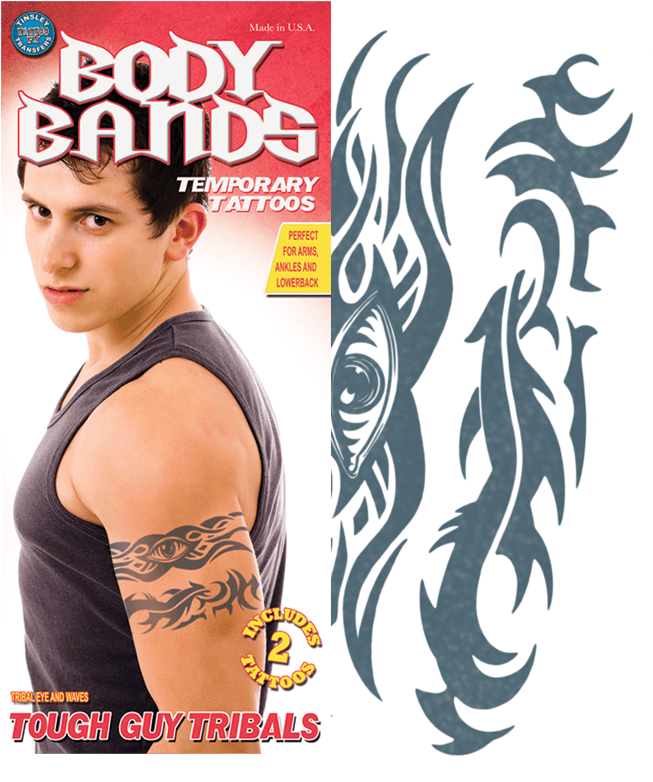 Tribal Temporary Tattoo Arm PNG