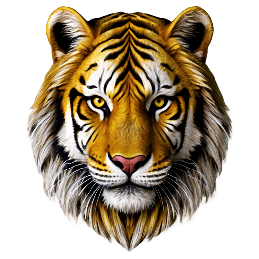 Tribal Tiger Head Tattoo Png 82 PNG
