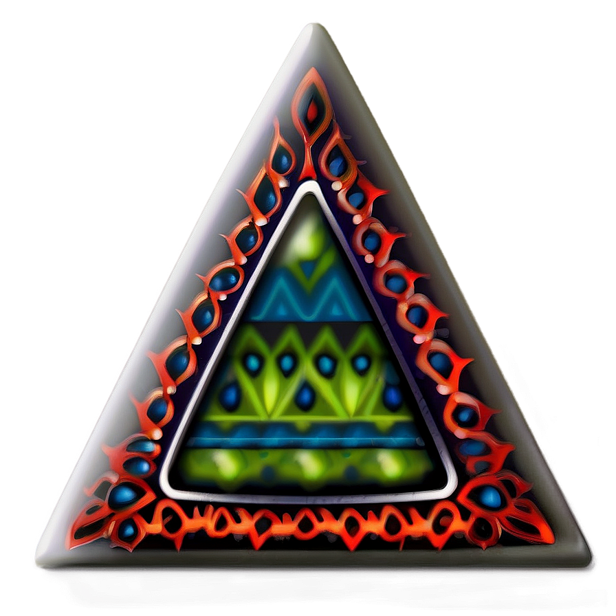 Download Tribal Triangle Tattoo Png Fde | Wallpapers.com