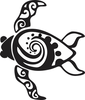 Tribal Turtle Graphic PNG