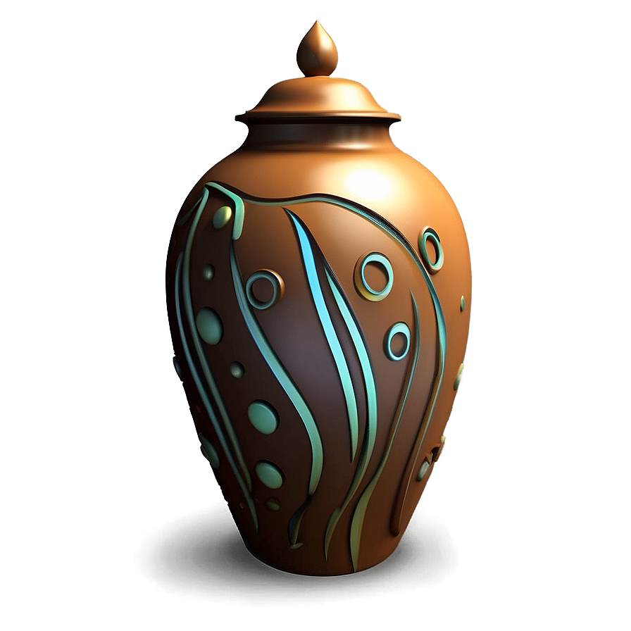 Tribal Urn Png 06132024 PNG