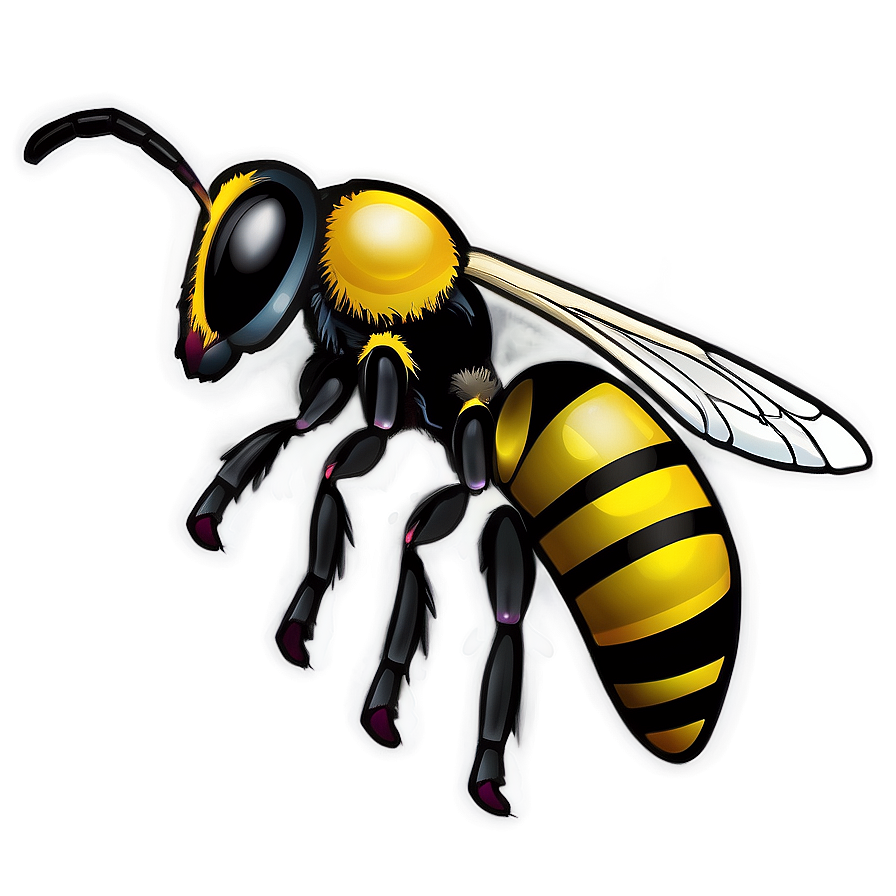 Tribal Wasp Design Png 05242024 PNG