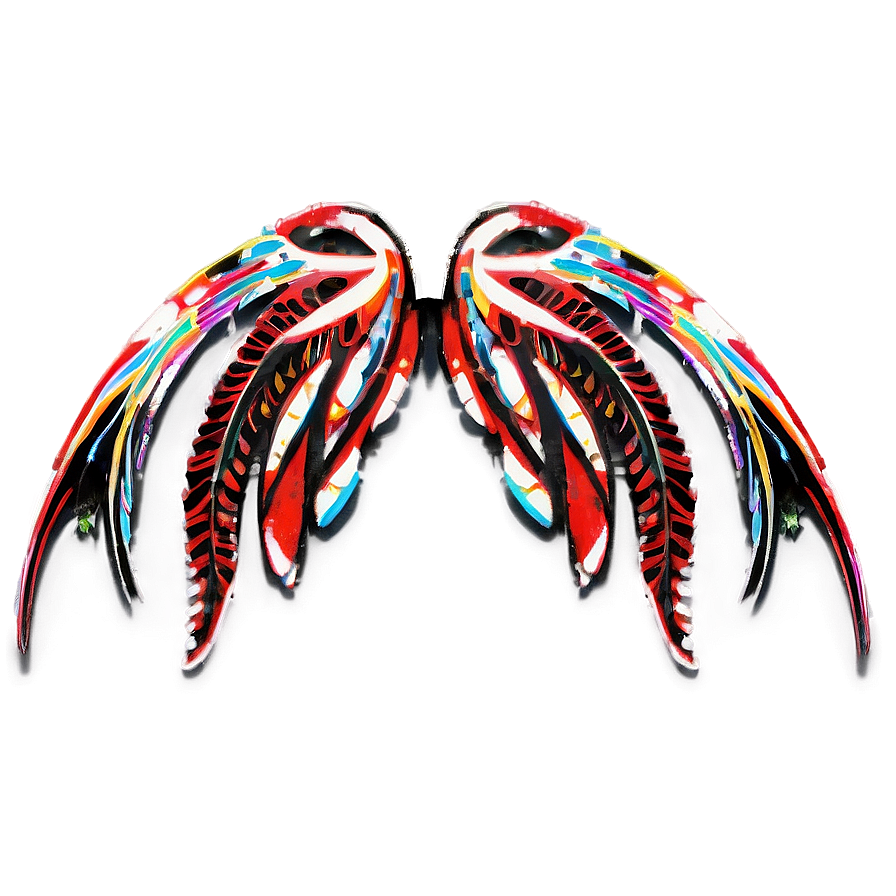 Tribal Wings Png 05032024 PNG