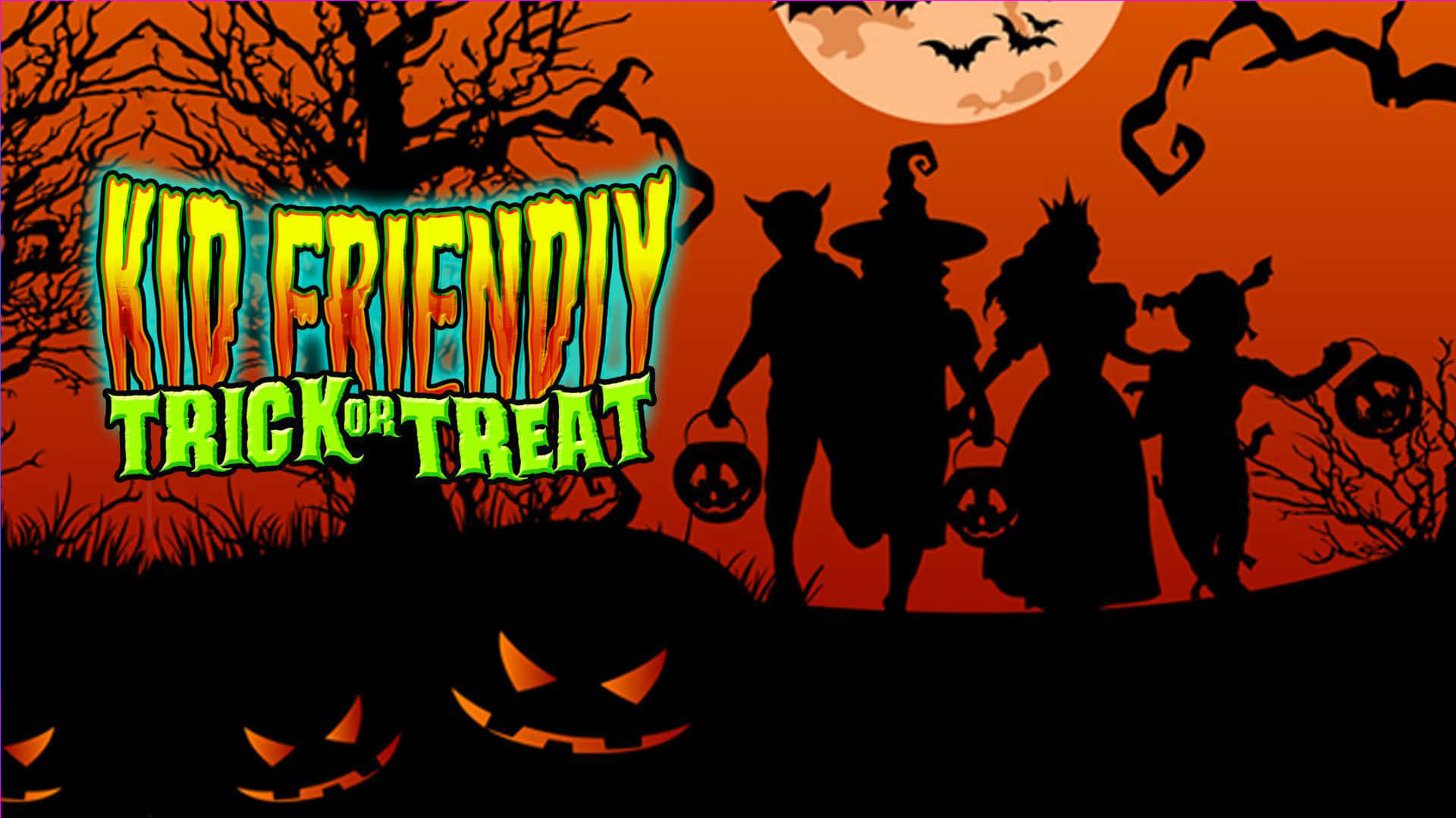 Spooky Trick or Treat Halloween Background