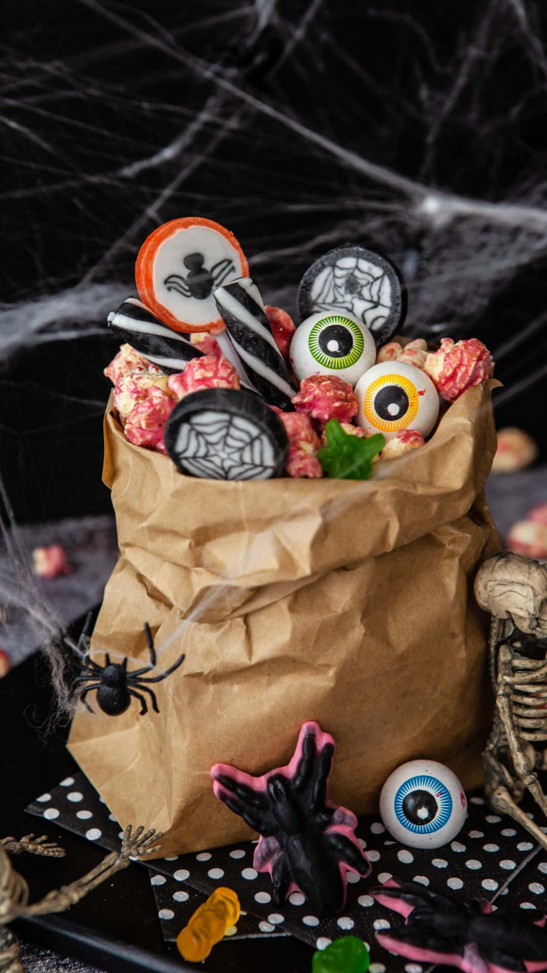 Get ready for Halloween with trick or treat bags! Wallpaper