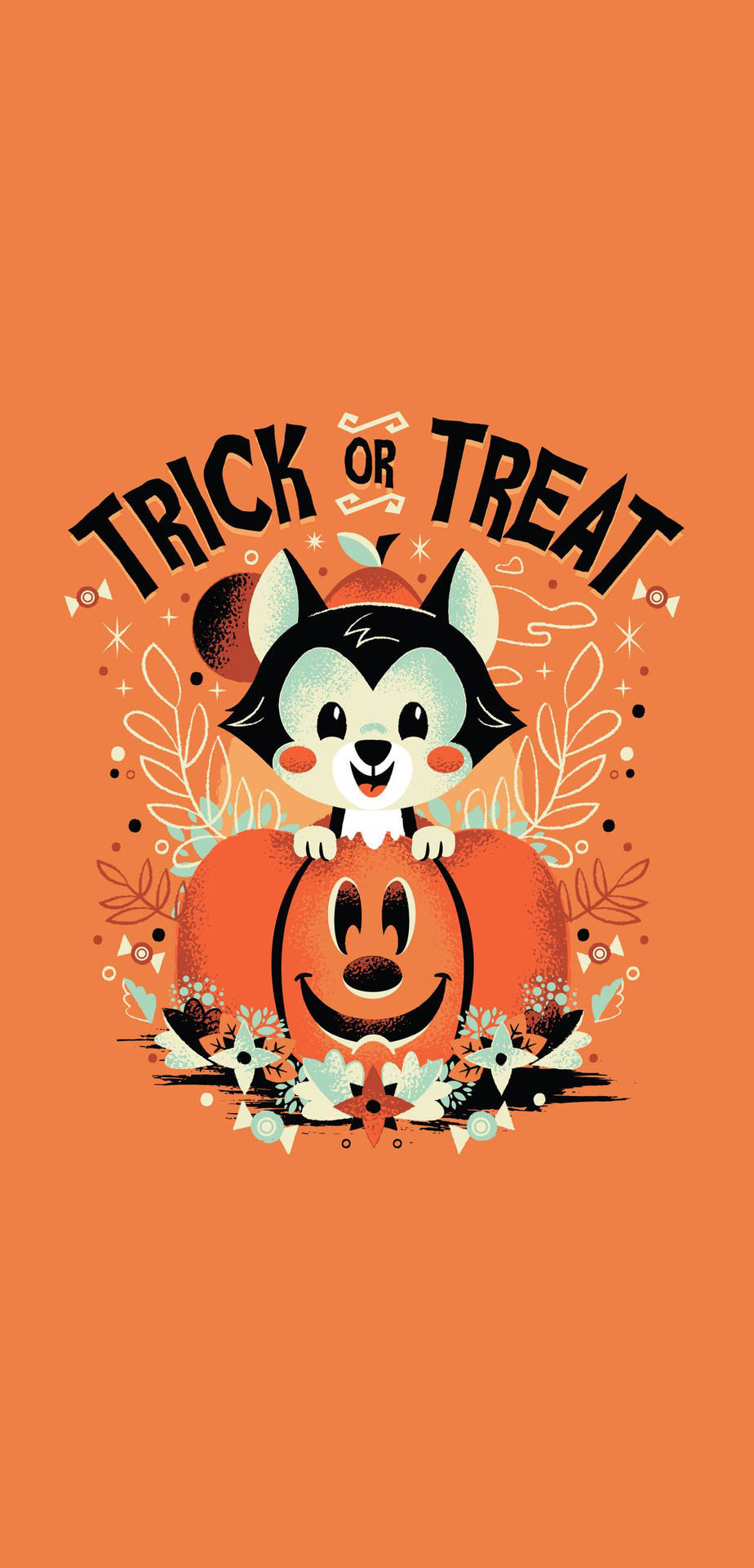 Trick Or Treat Dog Pumpkin