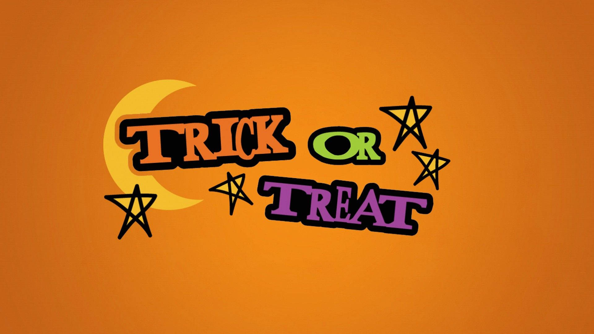 Trick Or Treat Orange Stars