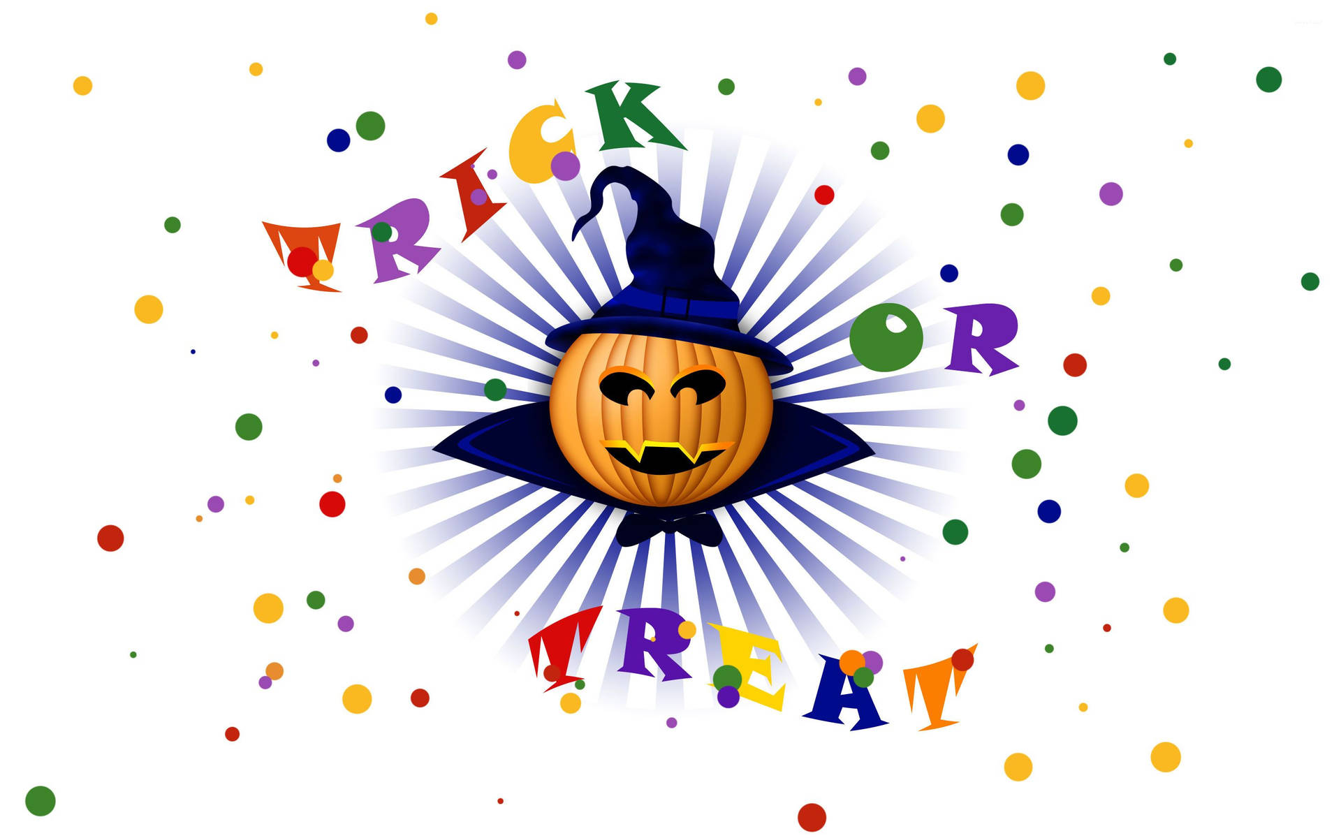 Trick Or Treat White Background