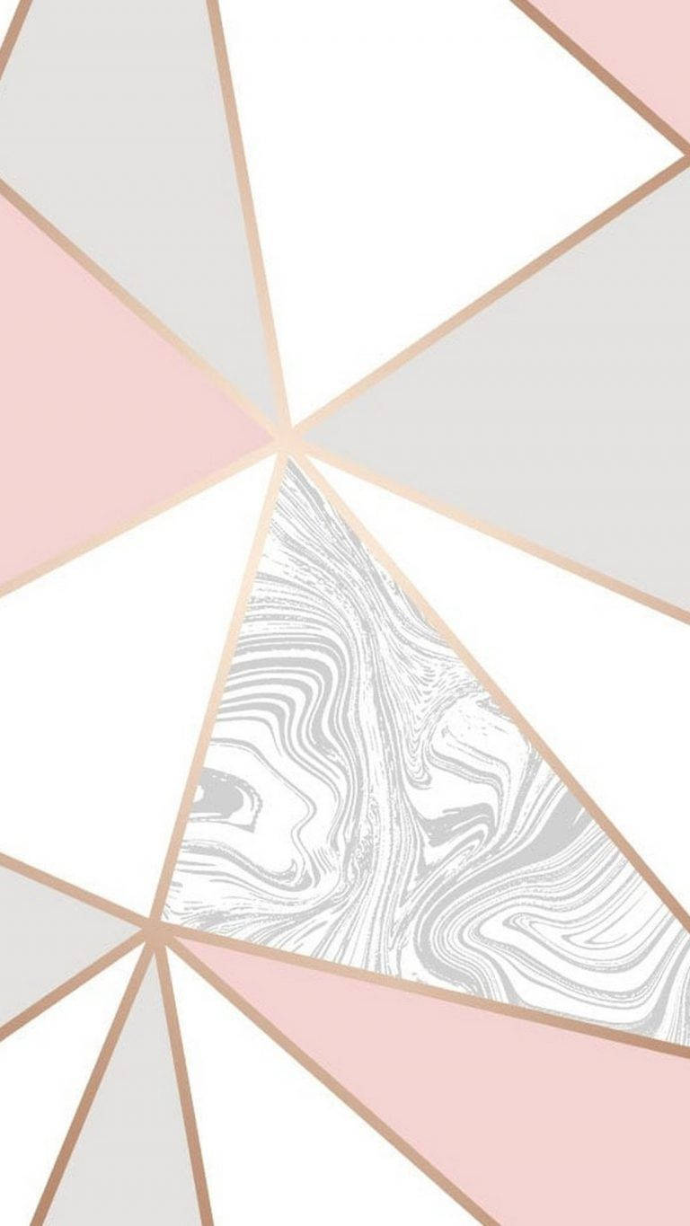Tricolored Pastel Gold Marble