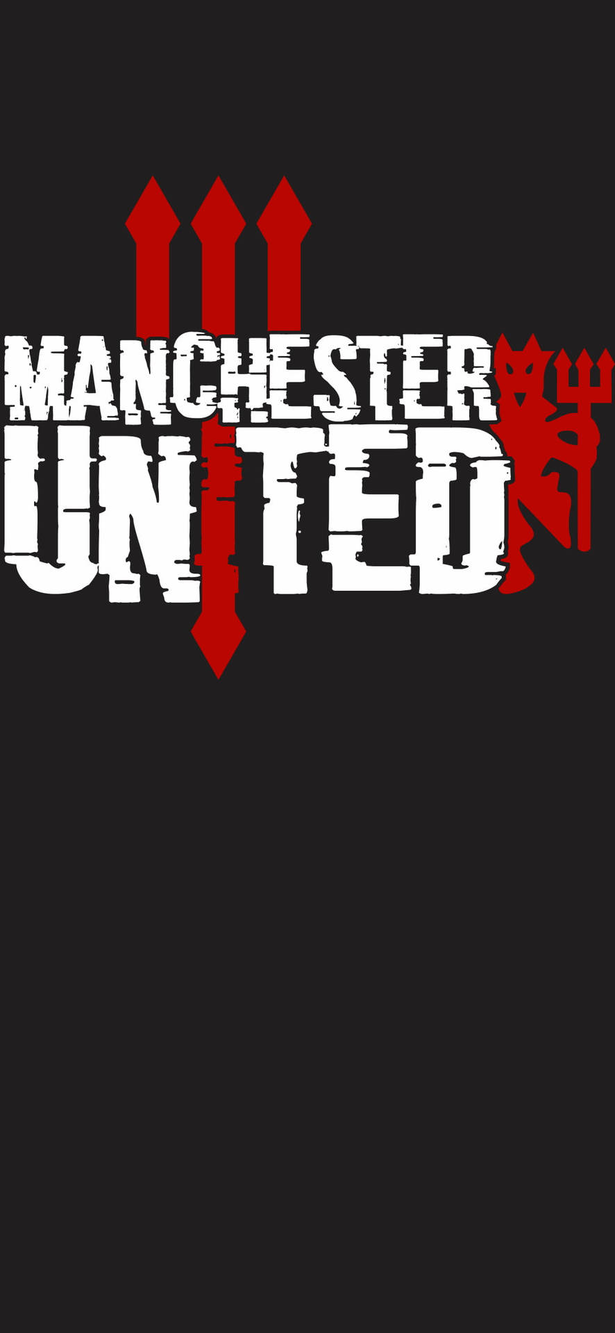 Trident And Devil Manchester United Mobile Wallpaper
