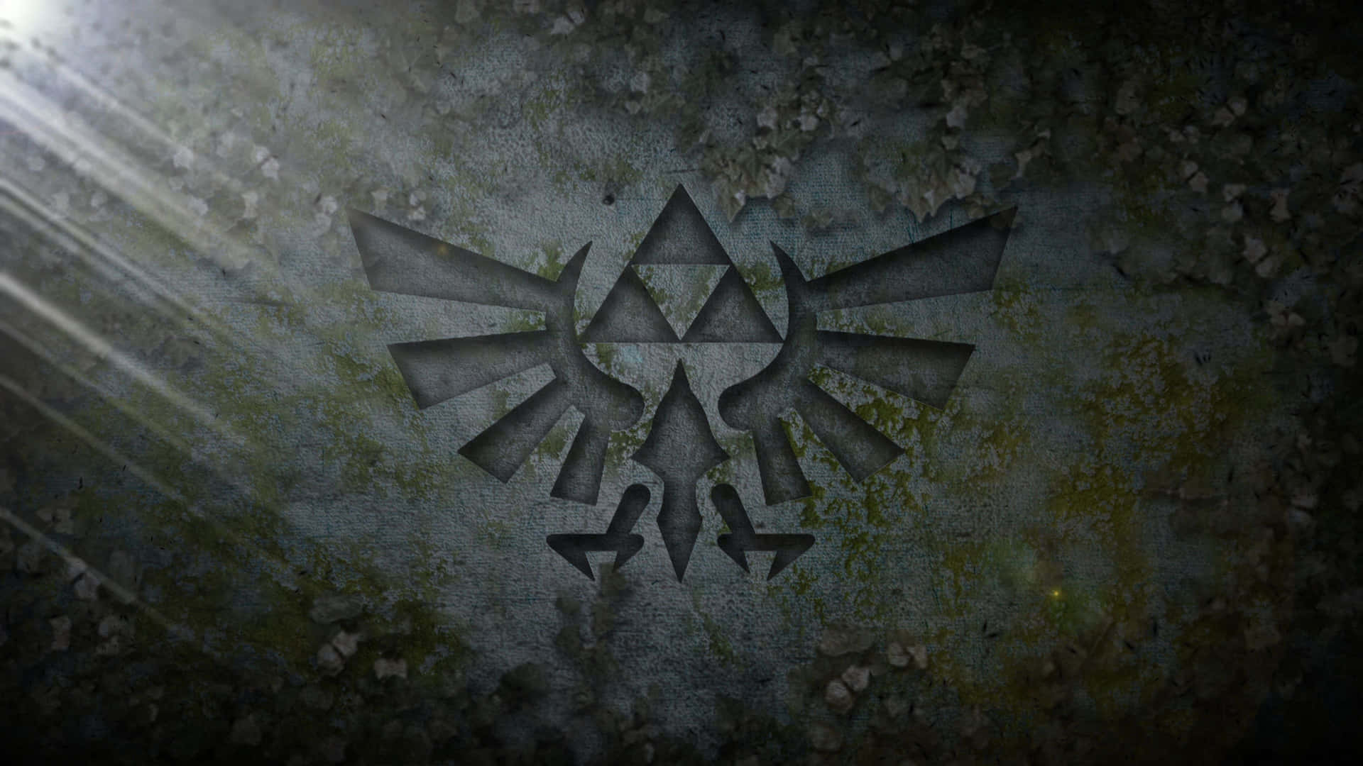 Triforce er den ultimative magt fra den antikke Kongerige af Hyrule. Wallpaper