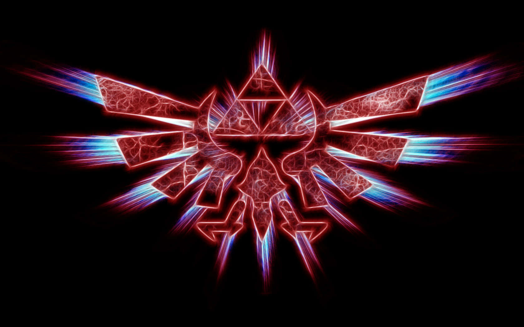 Detlegendariska Triforce-symbolet. Wallpaper
