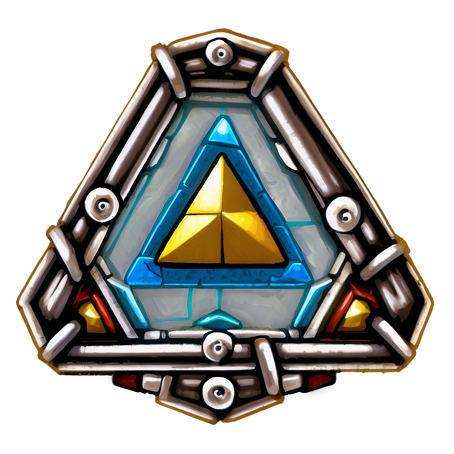 Triforce Chain Link Png 05242024 PNG