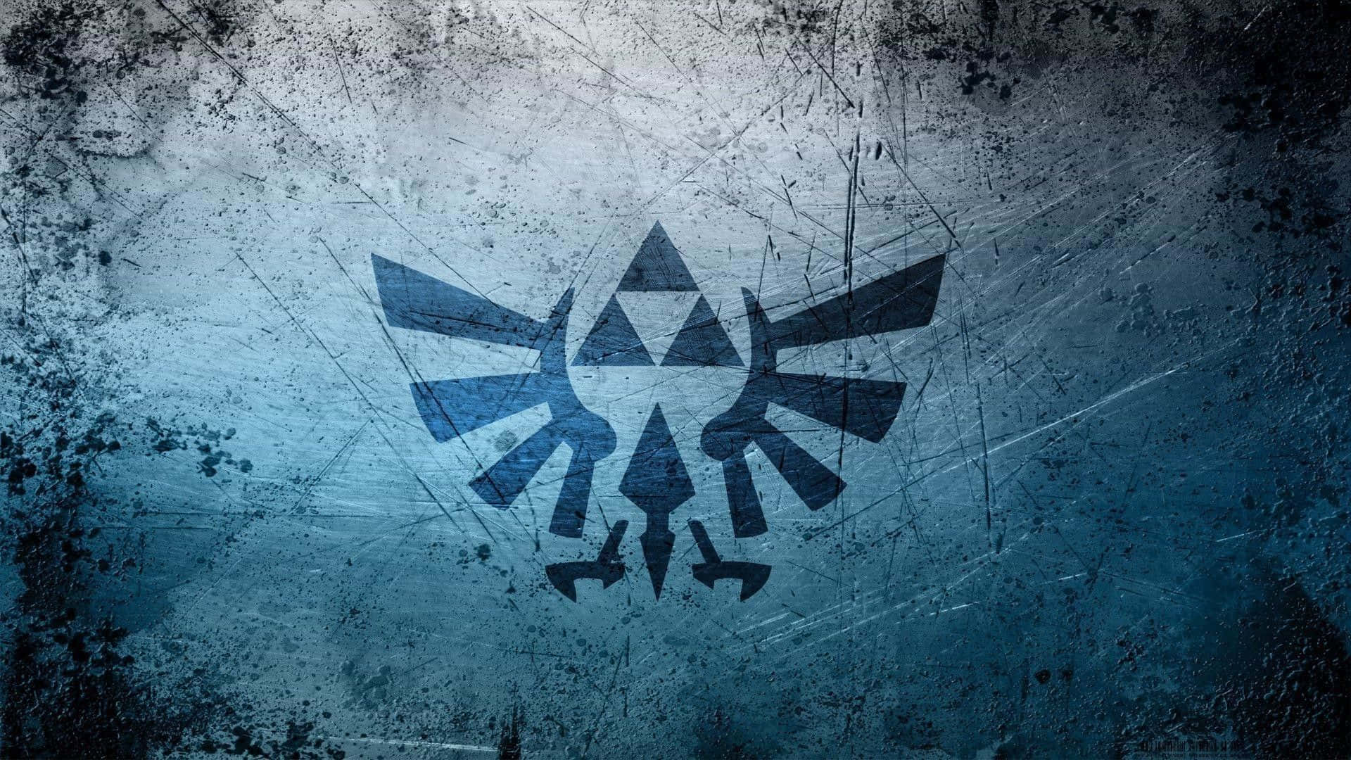 Three sacred triangles of power and wisdom, forming the iconic Triforce. Wallpaper