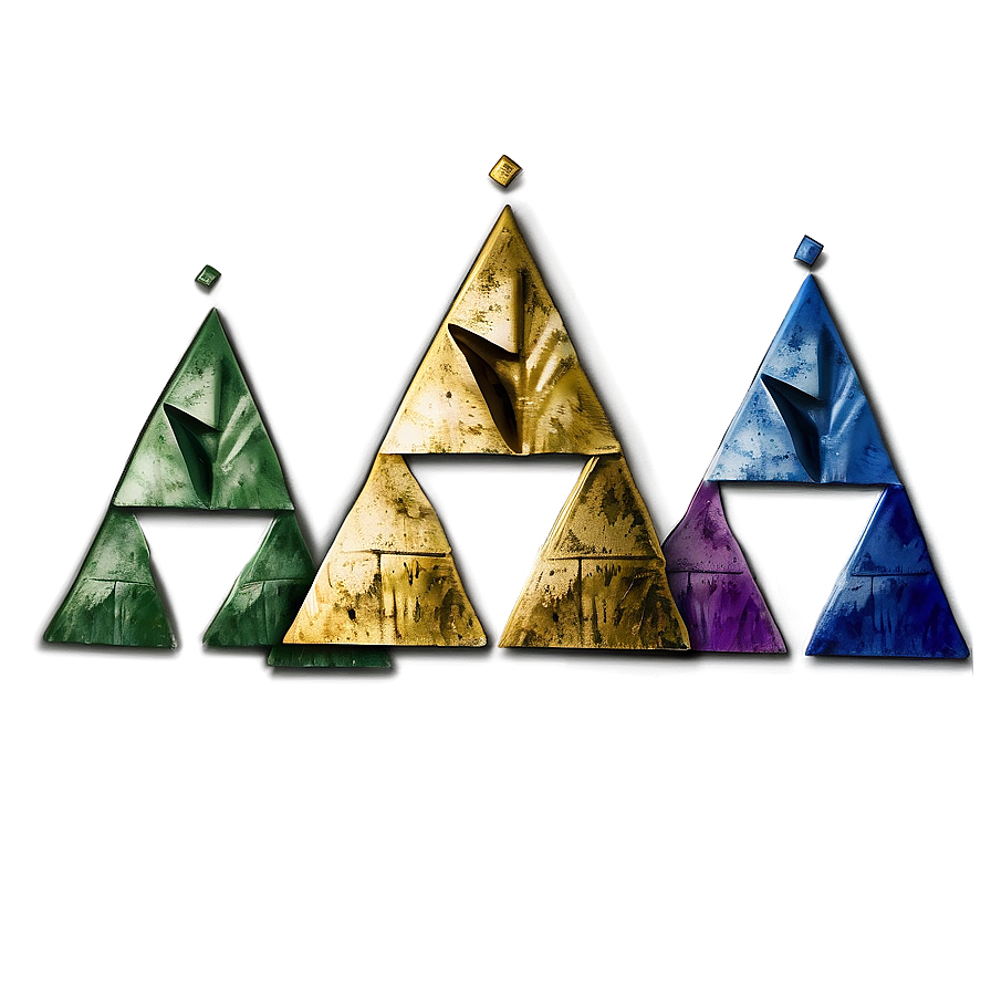 Triforce Grunge Look Png 05242024 PNG