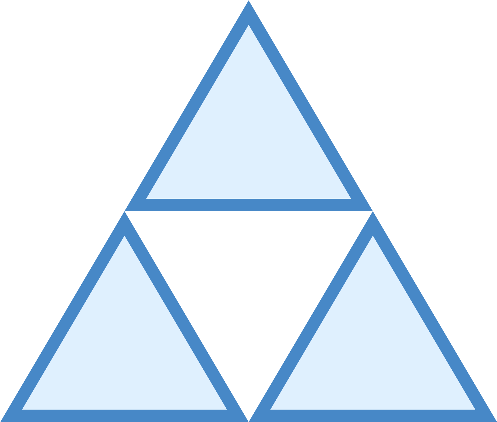 Triforce Symbol Illustration PNG