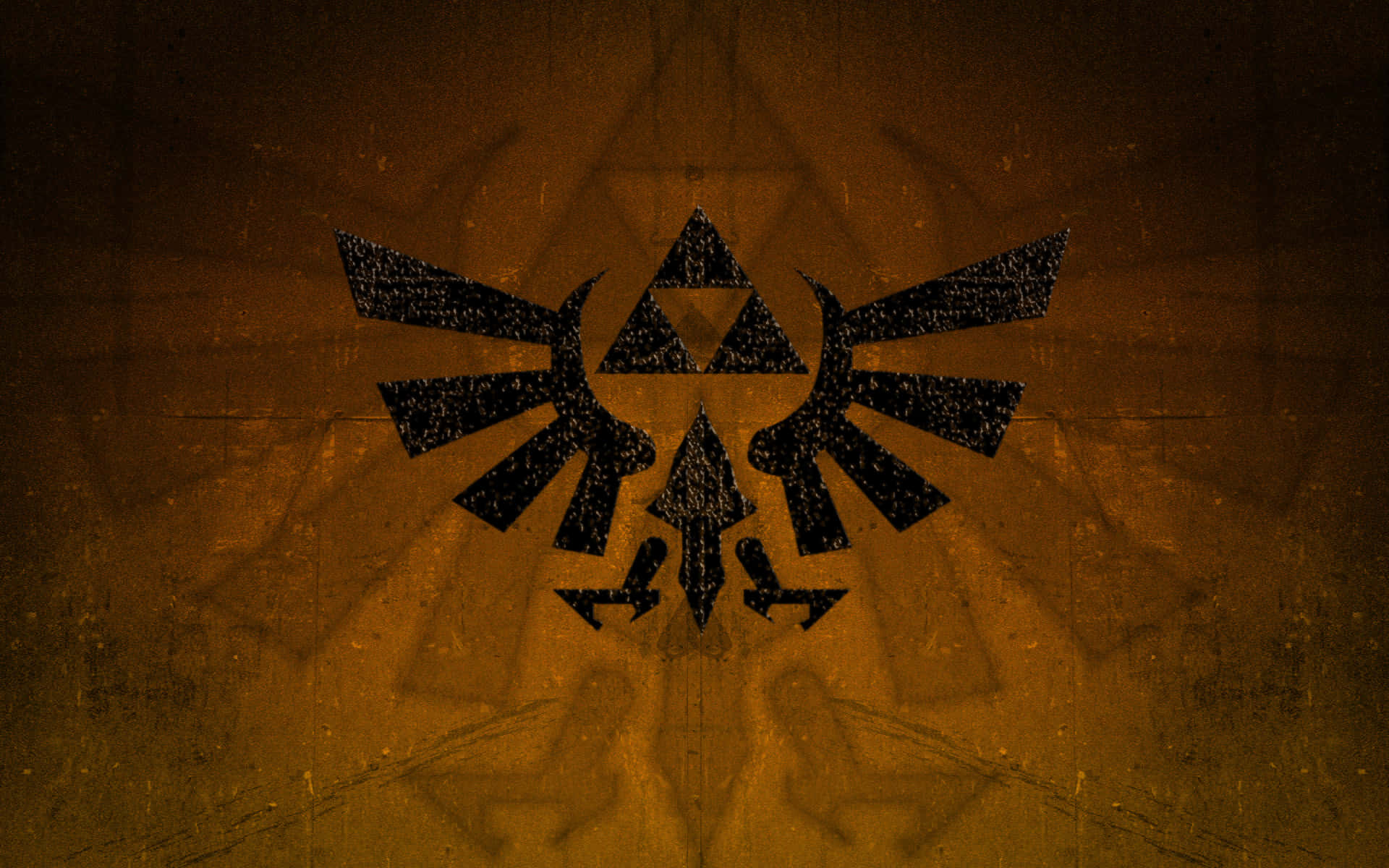Denlegendariska Triforce. Wallpaper