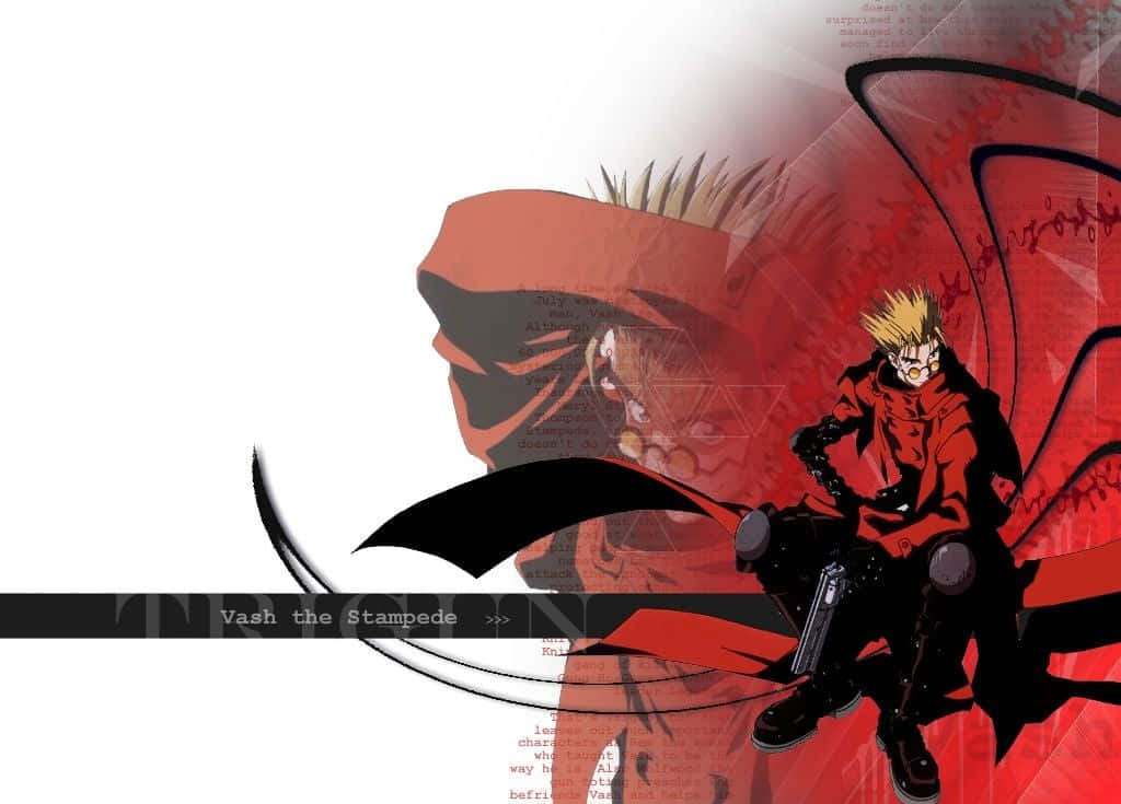 Join Trigun's Vash The Stampede as He Amasses Foes on His Adventurous Journey.