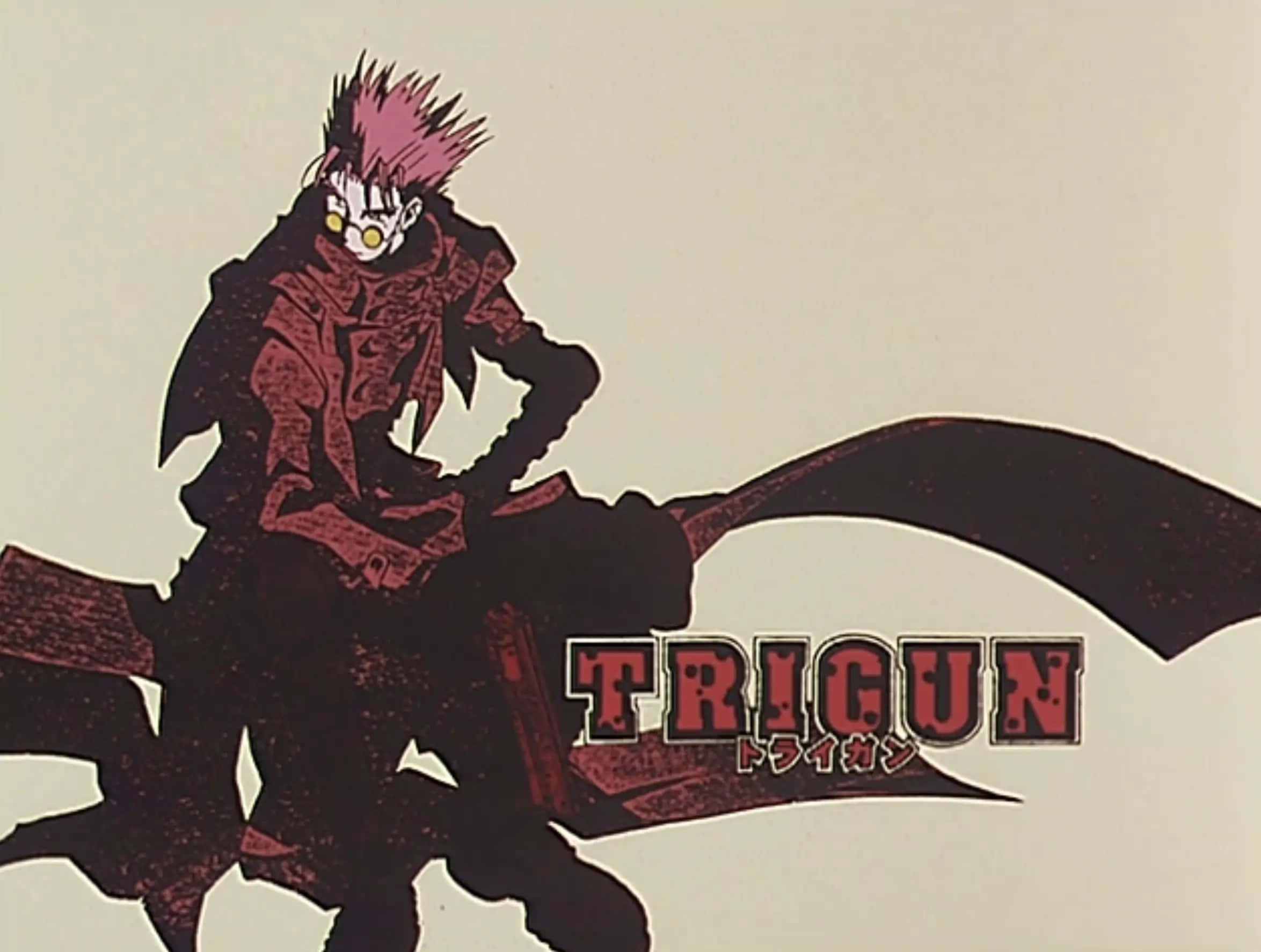 Vash the Stampede, outlaw and pacifist in the wild world of Trigun