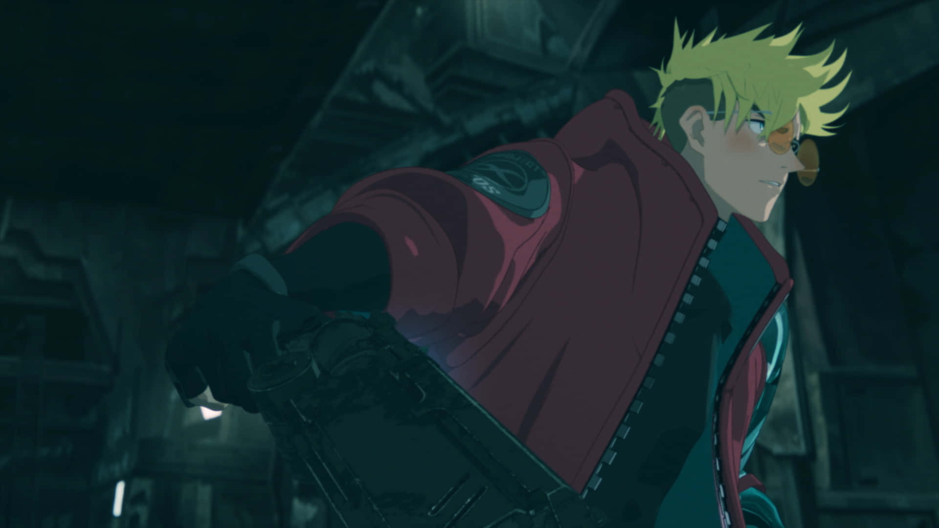 Vash the Stampede searches for answers in a vast desert